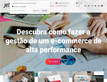 Tablet Screenshot of blog.jetecommerce.com.br
